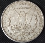 USA - 1894 - One Dollar - Morgan Dollar - Prata 0.900, 26.73g,  38.1mm.