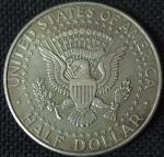 Liberty - 1964 - 1/2 Dollar - Prata 0.900, 12.5g,  30.6mm - Kennedy.