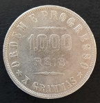 Brasil - 1907 - 1000 Réis - Prata 0.900, 10g,  26mm - PERFEITA - FC.