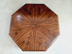 Jorge Zalszupin - Espetacular mesa " Pétalas", feita em folhas de Jacarandá curvadas. Projeto de 1961 para LAtelier. Peça restaura e em ótimo estado de conservação, com medidas de 130cm x 130cm x 31cm de alt.