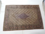 Belo Tapete Persa  Hereke (Ponto Fino), com medidas de 2,90 X 2,05 = 5,94m².