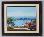 Quadro OST. Medindo 67cm x 59cm e 49cm x 40 cm (tela).