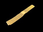 Pulseira em ouro contrastada 18 k , Peso 22,7 gr . Med. 14 cm