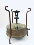 Fogareiro a querosene, Jackwal, em metal. Med. 28,5x24 cm.