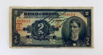 Numismática  Dois mil réis, com duas assinaturas.