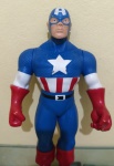 Capitão América heróis da Marvel, boneco de coleção de vinil heróis marvel  da Mimo tamanho grande pés e mãos articulados altura de 51 cm OBS: Sem escudo  