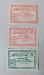 Três Cédulas Portuguesa (Centavos- Arcos de Valdevez Ano 1920). Cédulas bem conservadas
