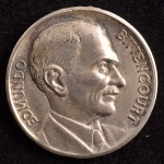 Medalha Comemorativa, Edmundo Bittencourt - Cinquentenário do Correio da Manhã, Data 15 de Junho de 1951, Prata, Peso 14 g, Flor de Cunho.