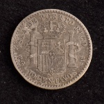 Rara Moeda Estrangeira, PORTO RICO, Valor 10 Centavos, Ano 1896, Prata, Soberba.