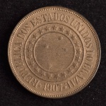 Moeda Brasileira, República, Valor 40 Reis, Ano 1907, Bronze, Soberba.