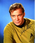 Foto autografada por William Shatner - Star Trek  , numerada 1047347 com certificado. Mede: 25x20 cm