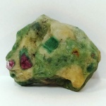 Mineralogia -Rubi na Fuchsita - 7,2 cm