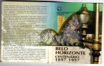 Moeda do centenário de Belo Horizonte - Prata - no blister - com a capsula quebrada