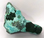 Mineralogia -Crisocola com Malaquita - 7,4 cm - Origem : Peru