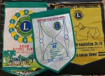 3 Flâmulas do Lions Club  de Belém do Pará