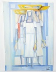 LEYA TERRANOVA ROCHA - Magnífica pintura executada finamente em técnica de óleo sobre tela representando belíssima cena de camponesas rica em colorações, assinado no C.I.D. datada de 2015. Mede 50 x 70 cm. NOTA SOBRE A ARTISTA: NOTA: Leya Terranova Rocha começou suas atividades no atelier de Bernardo Caro em 1976 retomando-as em 1991 no atelier Cristina Roese. Desde então tem feito trabalhos em bronze, cimento, resina, pedras, mármore, madeira e até mesmo raízes, sempre participou de salões nacionais e internacionais. Participou desde 1992 de mais de 70 exposições e palestras nacionais como o salão das belas artes, EMRJ, salão de arte contemporânea de São Paulo, exposição Casa D´Itália e muitas outras pelo Brasil, internacionalmente participou de algumas em Portugal, na famosa galeria Pepper´s, Bienal internacional do prestígio, etc. Na Austrália participou em Camberra da exposição ´´QUINHENTOS ANOS DE ARTE BRASILEIRA´´. Já ganhou diversos prêmios, honrarias, medalhas e troféus pelo Brasil á fora.