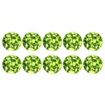 Precioso lote de Belíssimos Peridotos Green extra , composto por 10 unidades totalizando 2.84 cts , clássica lapidação diamante medindo 3.97 x 3.97 x 2.82  mm cada . Excelente qualidade e clareza IF. oportunidade única para montar uma joia de qualidade . Origem Paquistão .