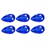 Precioso e raro lote de Belíssimas Kyanites , composto por 06 unidades totalizando 1.60 cts , clássica lapidação pera brilhante medindo 5.00 x 3.00 x 2.30 mm cada . Excelente qualidade e clareza VVS . oportunidade única para montar uma joia de qualidade . Origem Nepal .