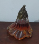 Antigo Perfume de origem e volume não identificado, circa 1970,  - apresenta uso, no estado, Alt.8cm com a tampa