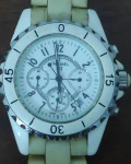 FRANÇA - Relógio Chanel J12 Chronograph time - Fabricação Suíça - Automatic - Etanche 200m - Z.G.58096 - Não está funcionando - Pulseira Original mas demanda limpeza - No estado - Diâmetro 40mm.