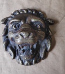 Cabeça de Leão em Bronze para fonte, Med. 15cm x 17cm