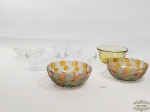 Lote 7 Cumbucas de Sobremesa Diversos Modelos. Medida: maior 11 cm diametro e menor 9,5 cm , 1 apresenta pequenos bicados