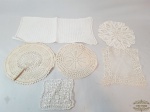 Lote  6 toalahs pequenas  para Móveis em Croche. Medida: Maior 20 cm x 45 cm e Menor 10 cm diametro
