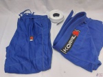 Kimono Jiu-Jitsu Koral One Azul com 3 faixas. Sendo 2 faixas brancas e 1 cinza. Tamanho do Kimono : A3  de 1,86 a 1,95m e até 95Kg.