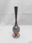 Vaso floreira solifleur em prata 90 Eberle. Medindo 22cm de altura.
