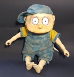 Antigo Boneco personagem do famoso desenho Rugrats (OS ANJINHOS)  da nickelodeon - Marcou época - Corpo e Chapéu  acolchoado em tecido, Pernas, Braços e Face em borracha rígida - Medida: 27 x 27 cm.