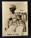 Patativa do Assaré - Antiga e Rara Foto-Cartaz de Antônio Gonçalves da Silva,  foi um poeta popular, compositor, cantor e improvisador brasileiro. Medida: 24 x 19 cm.