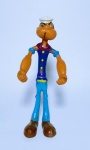 Antigo POPEYE - BRASTAIFA - KING FEATURES - ANOS 70 - Industria Brasileira - Em borracha rígida - Conforme fotos. Medida: 15,5 x 6 cm.