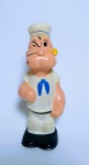 Antigo Boneco Popeye da Estrela - Borracha rígida - Medida: 12 cm de altura.