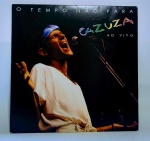 LP Original - Cazuza -  A O VIVO - O tempo não pará - Stereo - Philips - Ano 1988 - Medida: 32 x 32 cm.