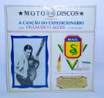 LP Original - RARO - FEB - Segunda guerra mundial - A canção do expedicionário - Na voz de Francisco Alves - Disco de homenagem da moto disco - A todos brasileiros que serviram de uma forma ou de outra na segunda guerra mundial - POSSUI DEDICATÓRIA E ASSINATURA DE FRANCISCO ALMEIDA AGUIAR DONO DA MOTO DISCO - Ano 1989 - Perfeito estado de conservação - Medida: 32 x 32 cm.