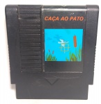 Eletrônico - Antigo e Original Nacional cartucho de jogo CAÇA AO PATO - FalconSoft Eletrônica LTDA - Não testado - Medida: 13,5 x 12 cm.