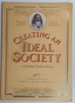 LINDO LIVRO - Creating An Ideal Society POR: Maharishi Mahesh Yogi - '' criando uma sociedade ideal '' - sobre: Meditação transcendental e a Ciência da Inteligência Criativa. Livro em Inglês - Capa Brochura, bordas em ouro - 168 páginas - Medida: 33 x 24 x 1 cm .