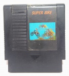 Eletrônico - Antigo e Original Nacional cartucho de jogo SUPER BIKE - FalconSoft Eletrônica LTDA - Não testado - Medida: 13,5 x 12 cm.