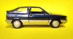 Veiculo em miniatura - VOLKSWAGEN - GOL GTi - Carrinho de metal com rodas de borracha - Abre portas e anda a fricção - Possui mancha no capô conforme fotos - medida: 11,5 x 5 x 4 cm.