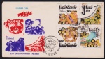 Brasil 1972 - Envelope tipo FDC com série e carimbos de PD e comemorativo!