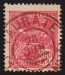 Brasil 1933 - Selo Vovó com carimbo  central de TAUBATÉ - SP.