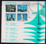 Brasil 1990 - LUBRAPEX Brasília, Seleção de 5  blocos sem carimbos e com goma perfeita! Valor de catálogo em R$ 300,00 (INVESTIMENTO CERTO)!