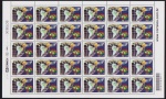 Brasil 2004 - Satélite CBERS2, selo em folha completa de 30 selos sem carimbo com goma!