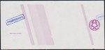 Brasil 2014 - Prova progressiva de cédula de 5 reais com impressão parcial da frente e sem impressão no verso. Impresso apenas a cor rosa. Papel original da cédula com a marca d´água da bandeira e carimbo PROGRESSIVO em azul,. Provavelmente peça única! (Estado flor de estampa de conservação).