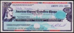 Canadá - Travel Check original no valor de 20 dólares Canadenses em Estado Flor de estampa! Valor facial de câmbio em R$ 87,00!