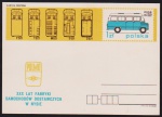 Polônia 1978 - Inteiro Postal não circulado alusivo ao tema transporte com ônibus!