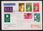 Holanda 1965 - Envelope FDC com selos e circulado ao Brasil com selos alusivos ao tema crianças!