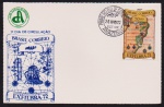 Brasil 1972 - EXFILBRA72, raro cartão do Clube Filatélico do Amazonas com selo e carimbo de primeiro dia oficial do Amazonas!