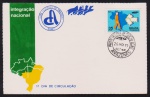 Brasil 1972 - Integração Nacional, cartão com selo e carimbo de primeiro dia de circulação do Amazonas!