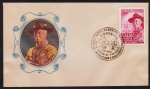 Brasil 1957 - Escotismo, envelope com selo e carimbo alusivo a Baden Powell!